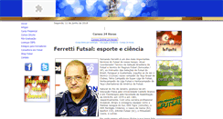 Desktop Screenshot of ferrettifutsal.com